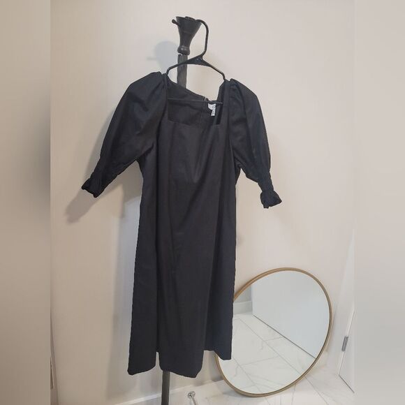COS | gathered sleeve wrap dress US size 12 - Picture 1 of 10